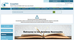 Desktop Screenshot of librairie-ecosphere.com