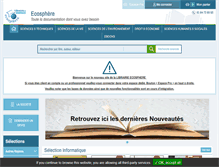 Tablet Screenshot of librairie-ecosphere.com